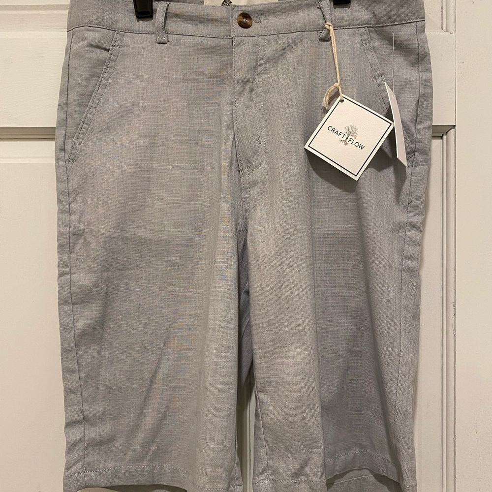 Craft + flow Gray Shorts - Picture 2 of 7